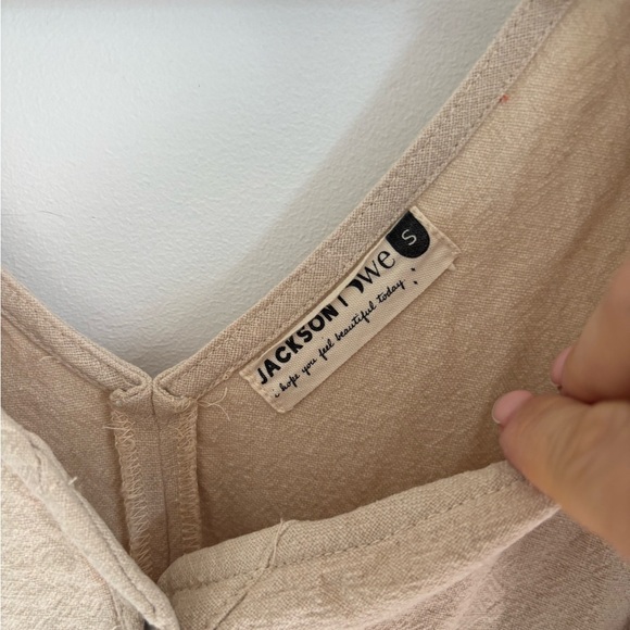 JACKSON Rowe Spirit Romper in Milk | small - Picture 4 of 6